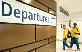 Famous departure gates that signal at 24hr plane voyage